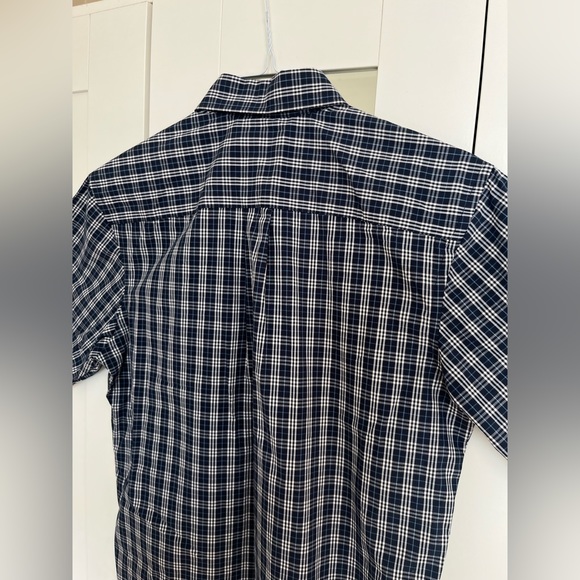 Arrow 1851 Men's Hamilton Poplins Short Sleeve Button Down Plaid Shirt: Size S - Picture 9 of 9